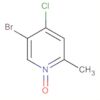 Pyridine, 5-bromo-4-chloro-2-methyl-, 1-oxide
