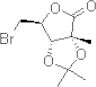 5-Bromo-5-deoxy-2-C-methyl-2,3-O-(1-methylethylidene)-D-ribonic-gamma-lactone