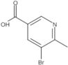 5-Bromo-6-methyl-3-pyridinecarboxylic acid