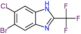 5-bromo-6-chloro-2-(trifluoromethyl)-1H-benzimidazole