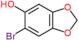 6-Bromo-1-hydroxy-3,4-methylenedioxybenzene