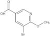5-Bromo-6-methoxy-3-pyridinecarboxylic acid