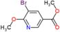 3-pyridinecarboxylic acid, 5-bromo-6-methoxy-, methyl ester