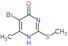 5-bromo-6-methyl-2-(methylsulfanyl)pyrimidin-4(1H)-one