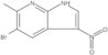 5-Bromo-6-methyl-3-nitro-1H-pyrrolo[2,3-b]pyridine