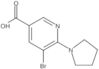 5-Bromo-6-(1-pyrrolidinyl)-3-pyridinecarboxylic acid