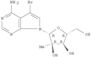 7H-Pyrrolo[2,3-d]pyrimidin-4-amine,5-bromo-7-(2-C-methyl-b-D-ribofuranosyl)-