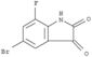 1H-Indole-2,3-dione,5-bromo-7-fluoro-