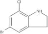 5-Bromo-7-chloro-2,3-dihydro-1H-indole