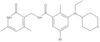 5-Bromo-N-[(1,2-dihydro-4,6-dimethyl-2-oxo-3-pyridinyl)methyl]-3-[ethyl(tetrahydro-2H-pyran-4-yl...