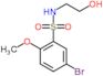 5-bromo-N-(2-hydroxyethyl)-2-methoxy-benzenesulfonamide