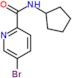 5-bromo-N-cyclopentyl-pyridine-2-carboxamide