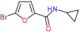 5-bromo-N-cyclopropylfuran-2-carboxamide