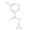 3-Pyridinecarboxamide, 5-bromo-N-cyclopropyl-