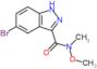 5-bromo-N-methoxy-N-methyl-1H-indazole-3-carboxamide