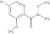 5-Bromo-N,3-dimethoxy-N-methyl-2-pyridinecarboxamide