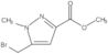 1H-Pyrazole-3-carboxylic acid, 5-(bromomethyl)-1-methyl-, methyl ester