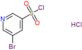 3-Pyridinesulfonyl chloride, 5-bromo-, hydrochloride (1:1)