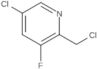 Pyridine, 5-chloro-2-(chloromethyl)-3-fluoro-