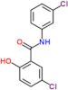 5-chloro-N-(3-chlorophenyl)-2-hydroxybenzamide