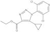 1H-1,2,3-Triazole-4-carboxylic acid, 5-cyclopropyl-1-(3,5-dichloro-4-pyridinyl)-, ethyl ester