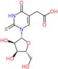 5-(carboxymethyl)-1-beta-D-ribofuranosyl-2-thioxo-2,3-dihydropyrimidin-4(1H)-one