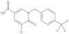 5-Chloro-1,6-dihydro-6-oxo-1-[[4-(trifluoromethyl)phenyl]methyl]-3-pyridinecarboxylic acid