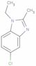 5-chloro-1-ethyl-2-methyl-benzimidazole