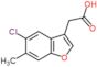 (5-chloro-6-methyl-1-benzofuran-3-yl)acetic acid