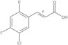(2E)-3-(5-Chloro-2,4-difluorophenyl)-2-propenoic acid