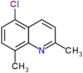 5-chloro-2,8-dimethyl-quinoline