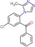 [5-Chloro-2-(3-methyl-4H-1,2,4-triazol-4-yl)phenyl]phenylmethanone