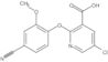5-Chloro-2-(4-cyano-2-methoxyphenoxy)-3-pyridinecarboxylic acid
