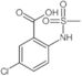 5-Chloro-2-[(methylsulfonyl)amino]benzoic acid