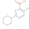 4-Pyrimidinecarboxylic acid, 5-chloro-2-(4-morpholinyl)-