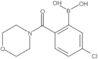 B-[5-Chloro-2-(4-morpholinylcarbonyl)phenyl]boronic acid