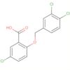 Benzoic acid, 5-chloro-2-[(3,4-dichlorophenyl)methoxy]-