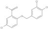 Cloreto de 5-cloro-2-[(3,4-diclorofenil)metoxi]benzoílo