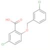 Benzoic acid, 5-chloro-2-[(3-chlorophenyl)methoxy]-