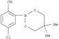 Benzonitrile,4-chloro-2-(5,5-dimethyl-1,3,2-dioxaborinan-2-yl)-