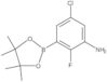 5-cloro-2-fluoro-3-(4,4,5,5-tetrametil-1,3,2-dioxaborolan-2-il)-bencenamina