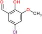 5-chloro-2-hydroxy-3-methoxybenzaldehyde