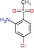 5-chloro-2-(methylsulfonyl)aniline