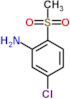 5-Chloro-2-(methylsulfonyl)benzenamine