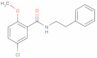 5-chloro-2-methoxy-N-(2-phenylethyl)benzamide