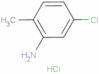 Benzenamine, 5-chloro-2-methyl-, hydrochloride (1:1)