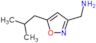 1-[5-(2-methylpropyl)-1,2-oxazol-3-yl]methanamine