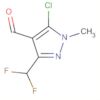 1H-Pyrazole-4-carboxaldehyde, 5-chloro-3-(difluoromethyl)-1-methyl-