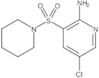 5-Chloro-3-(1-piperidinylsulfonyl)-2-pyridinamine