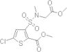 5-Chloro-3-[N-(methoxy-carbonyl-methyl)sulfamoyl]-2-thiophene carboxylic acid methyl ester